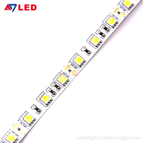 Adled Light 60LEDs cuttable led strip 12v led strip light 5m wholesales led strip for cell phone showcase